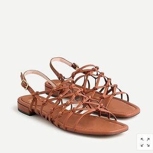 NWT J. Crew leather sandals size 6.5